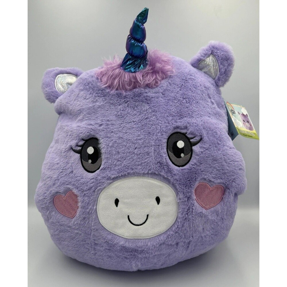 Cuddly Crew Unicorn Plush Hand Warmer Pillow Huggie Buddies NWT 16”